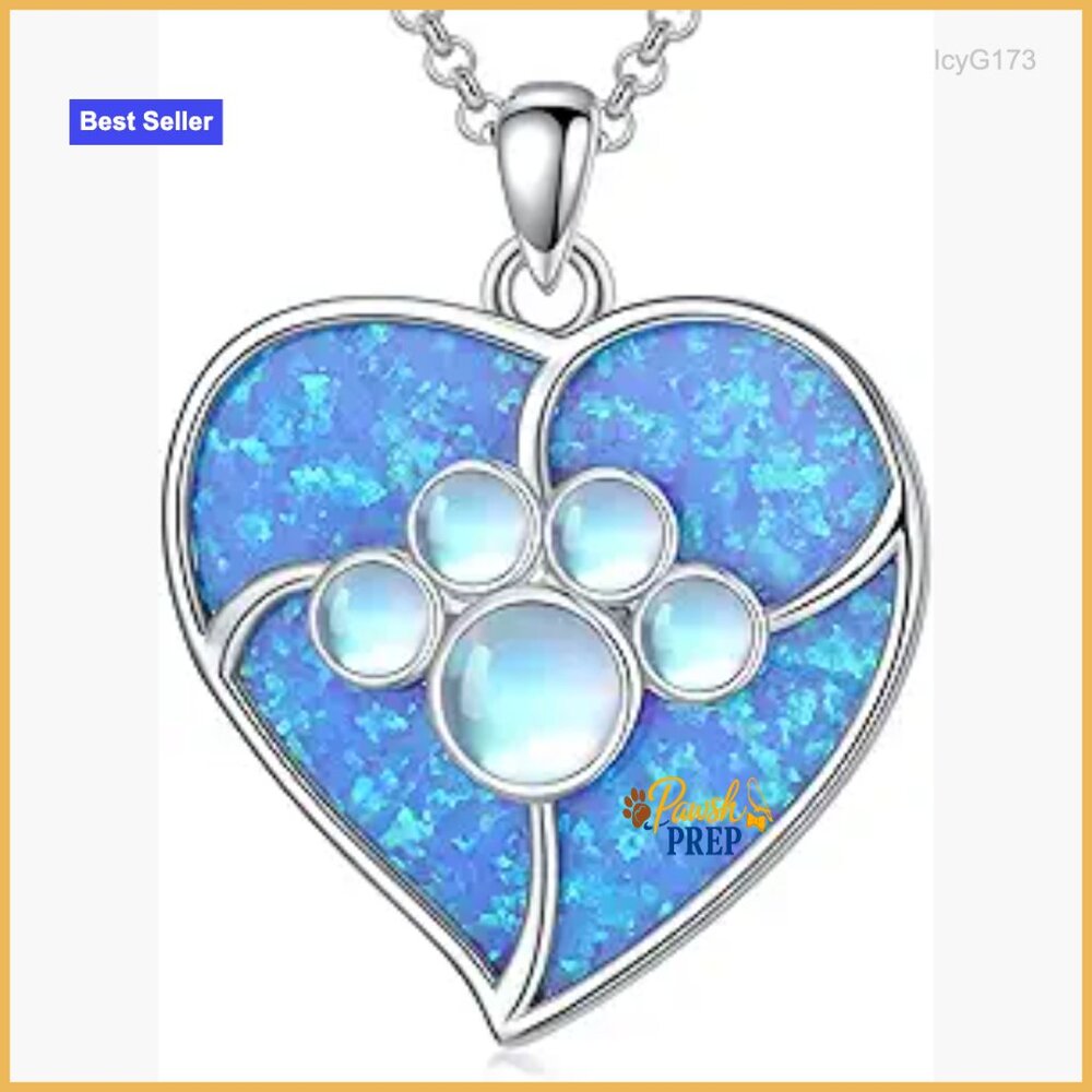 Sterling Silver Opal Heart Pendant Necklace 18+2 Inch Chain Valentine Gift